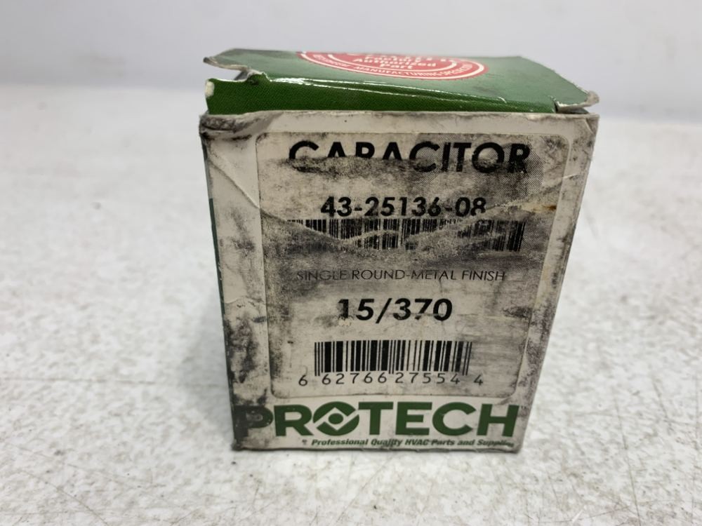 Protech 43-25136-08 Capacitor 15uF 370VAC Round