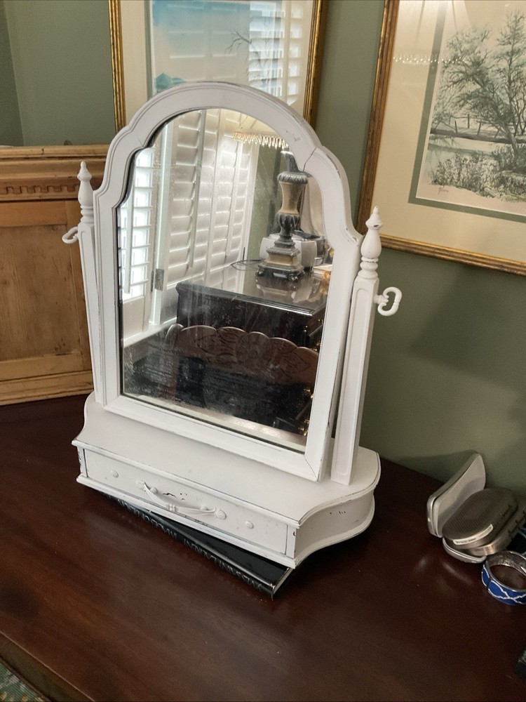 Shaving Mirror With Drawer