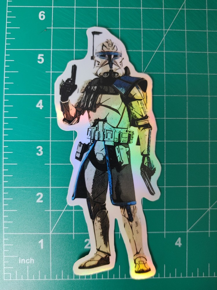 Captain Rex Foil Sticker