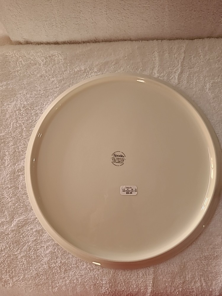 Spode Judaica Collection Round Challah Plate