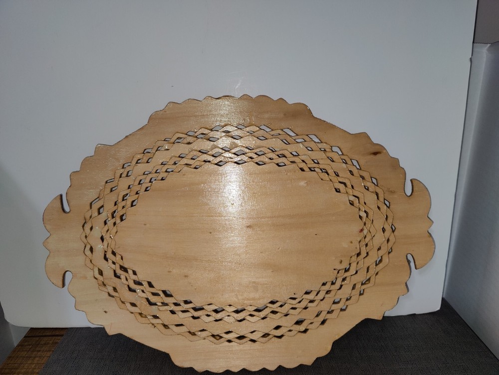 Decorative Handmade / Hand Painted Wooden Decorative Platter
