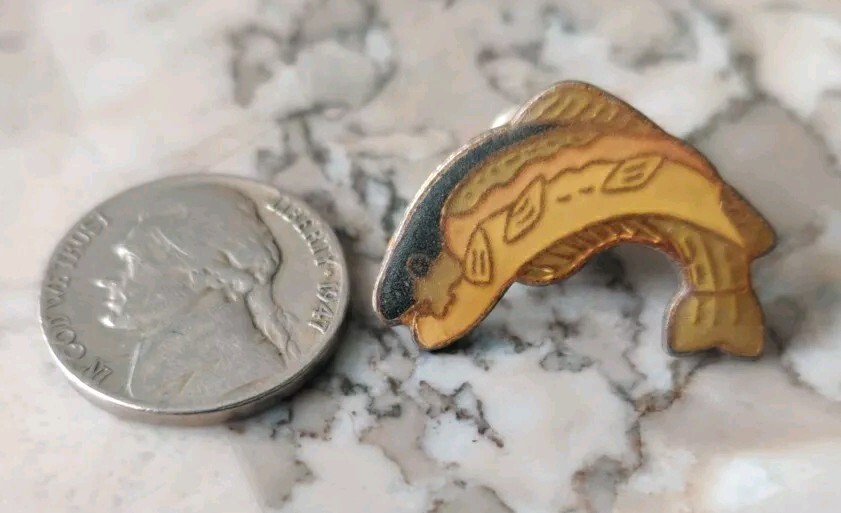fish lapel pin