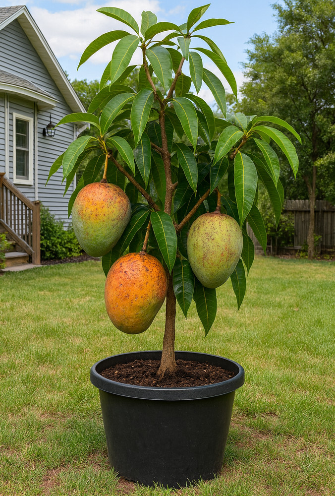 Grafted Coconut Cream Mango Tree – Premium Tropical Fruit Tree – NO CA