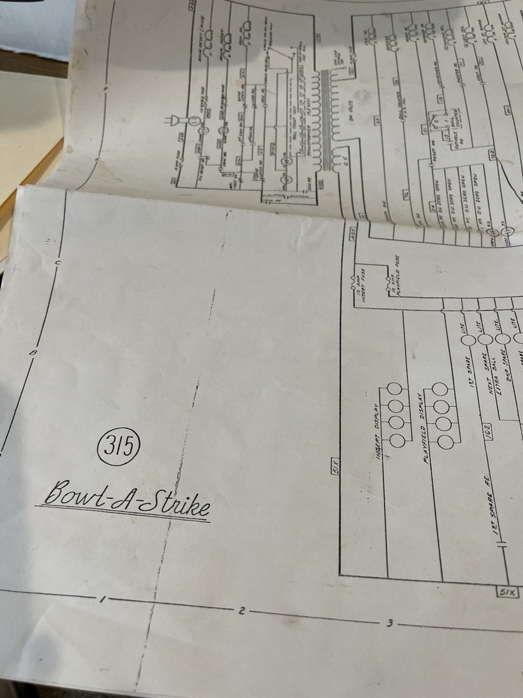 Bowl A Strike Pinball Schematic