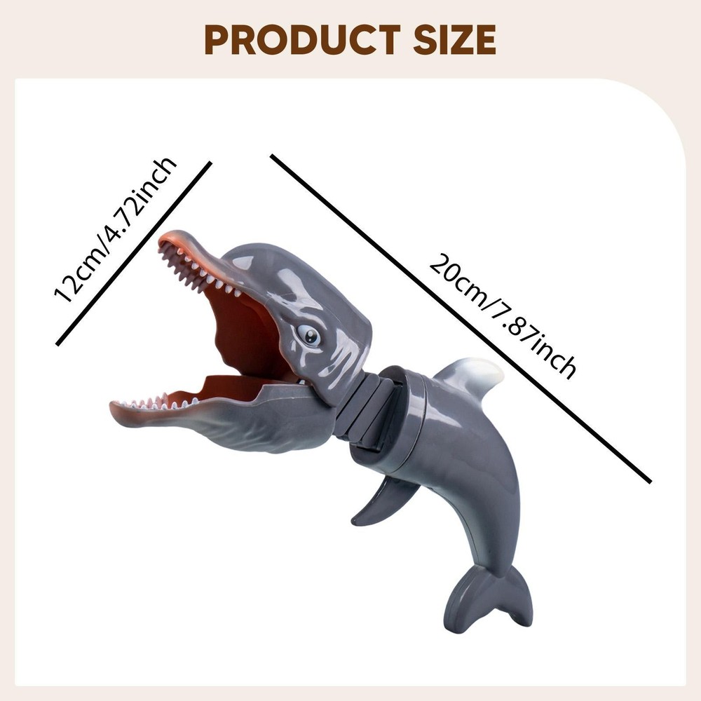 Dolphin Grabber Toy Snapper Extendable Arm