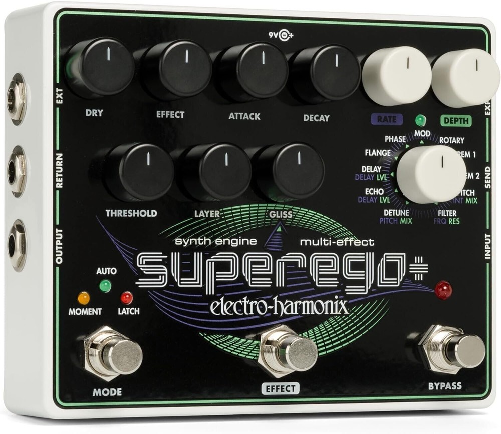 Electro-Harmonix Superego+ Synth Engine/Multi-Effects Pedal