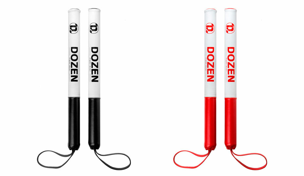 Dozen Premier Boxing Strike Training Sticks (pair, 52cm * 4.5cm) Genuine Leather