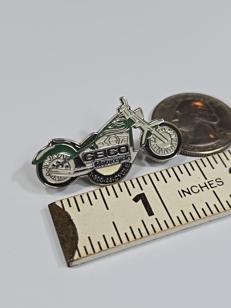 Geico Motorcycle Insurance Lapel Pin