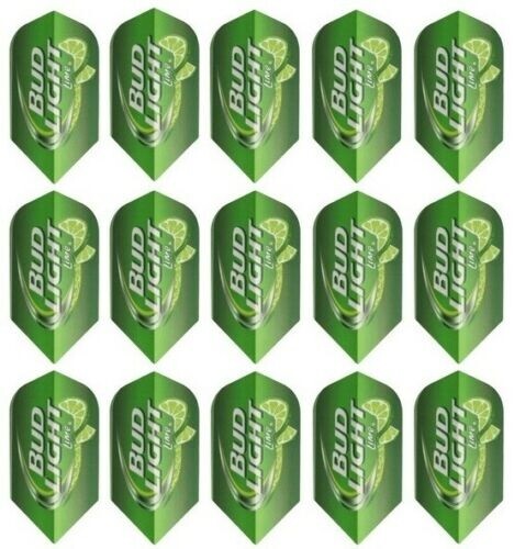5 Sets Bud Light Slim Dart Flights – Ships w/ Tracking – Lime