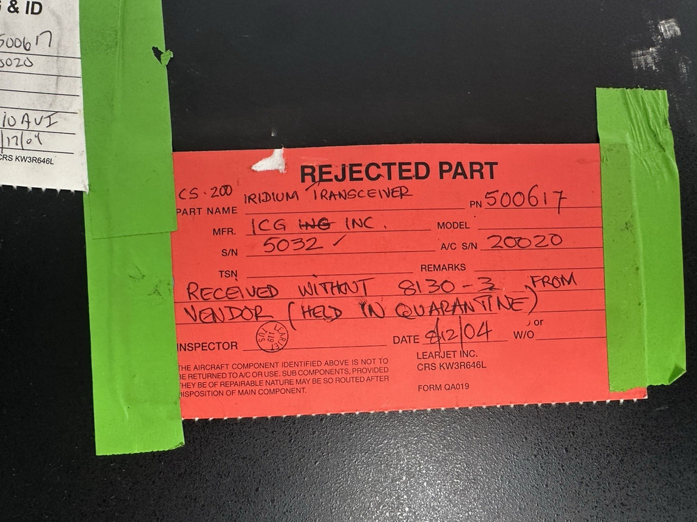 TRANSCEIVER IRIDIUM ICS-200 P/N 500617 #2