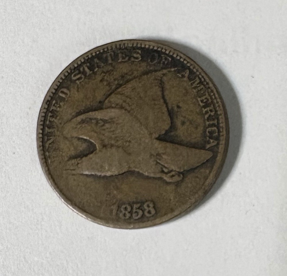 1858 Flying Eagle Large Letter