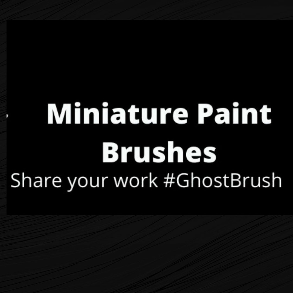 Ghost Brush 2 Pack Size #5 Kickstarter Miniature Paint Brushes Warhammer