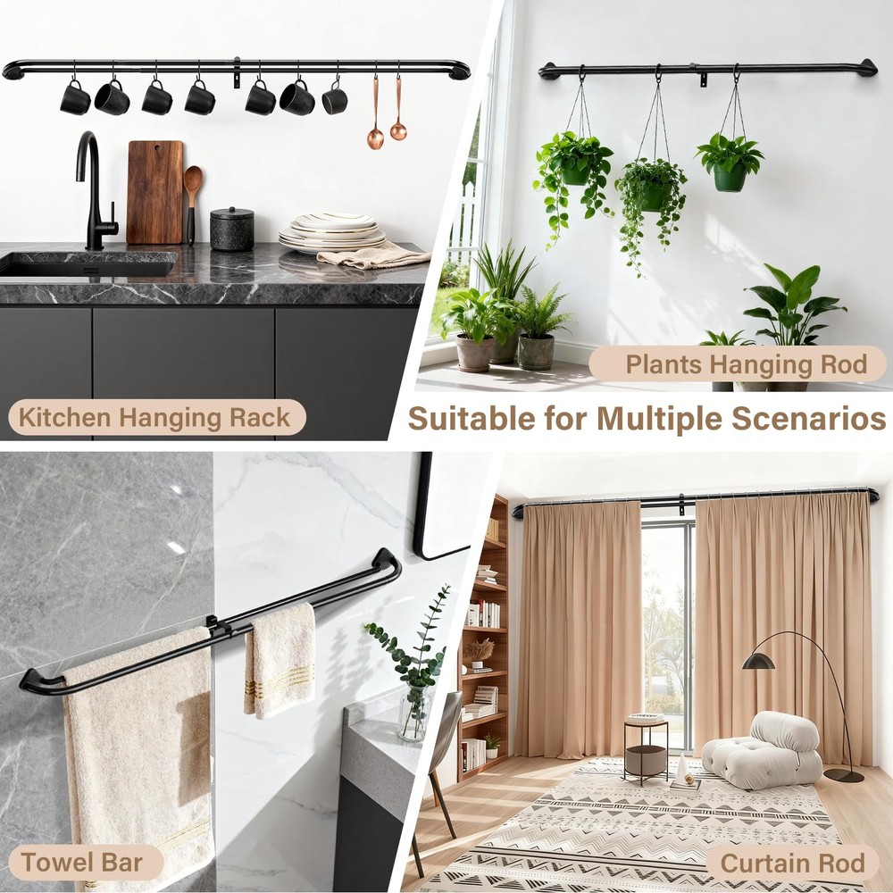 Double Curtain Rods