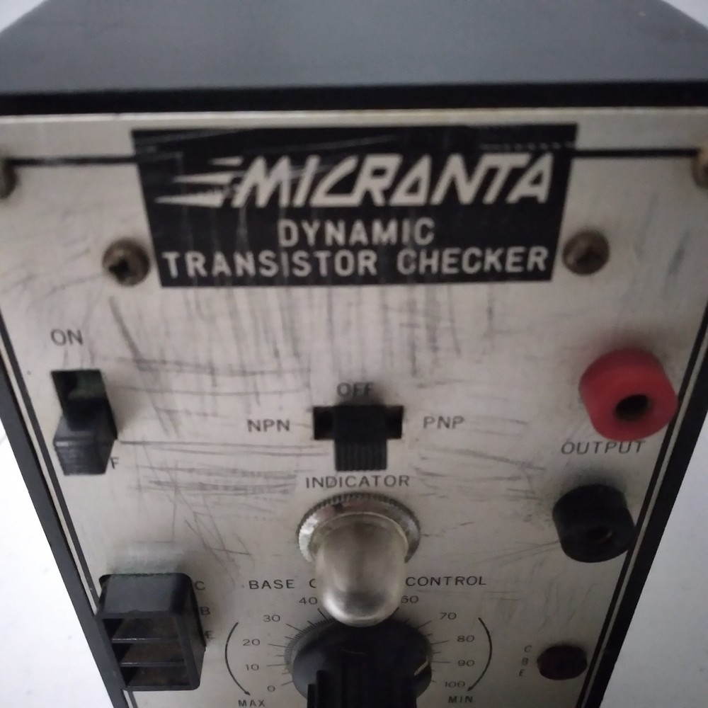 Vintage Micronta Dynamic Transistor Checker No Manual