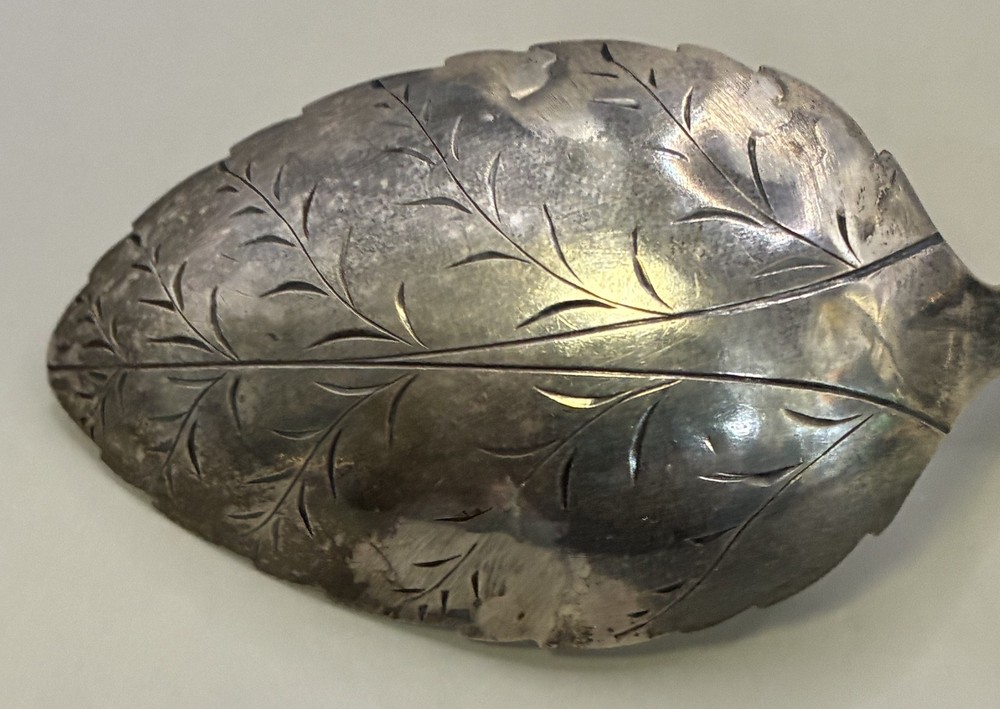 Two Mid-Century Norwegian 830 Silver Caddy Spoons