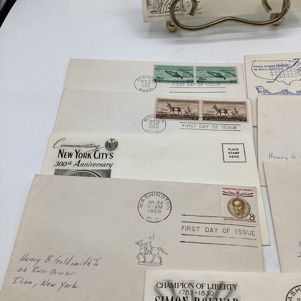 (9) Vintage 1950’s First Day Issue Lot
