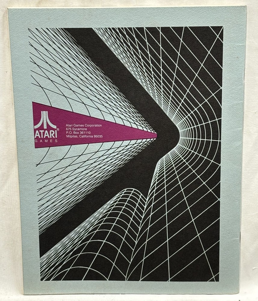 ORIGINAL-ATARI-ROLLING THUNDER-OPERATORS MANUAL