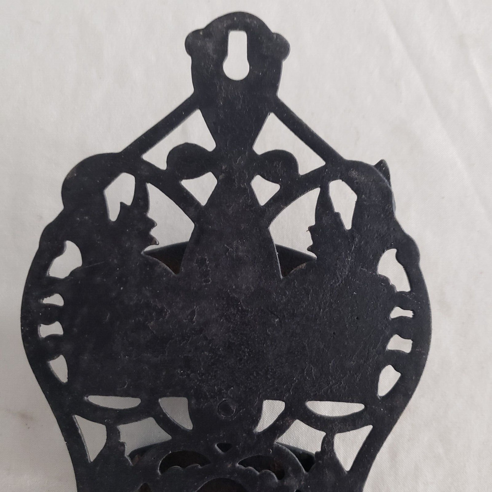 Vintage Wilton? Cast Iron Match Holder