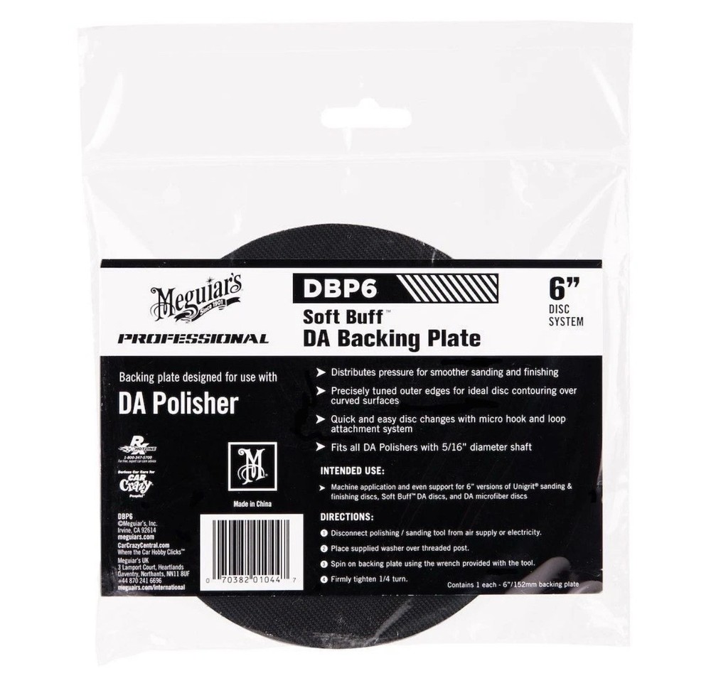 MEGUIARS DBP6 DA BACKING PLATE 6'