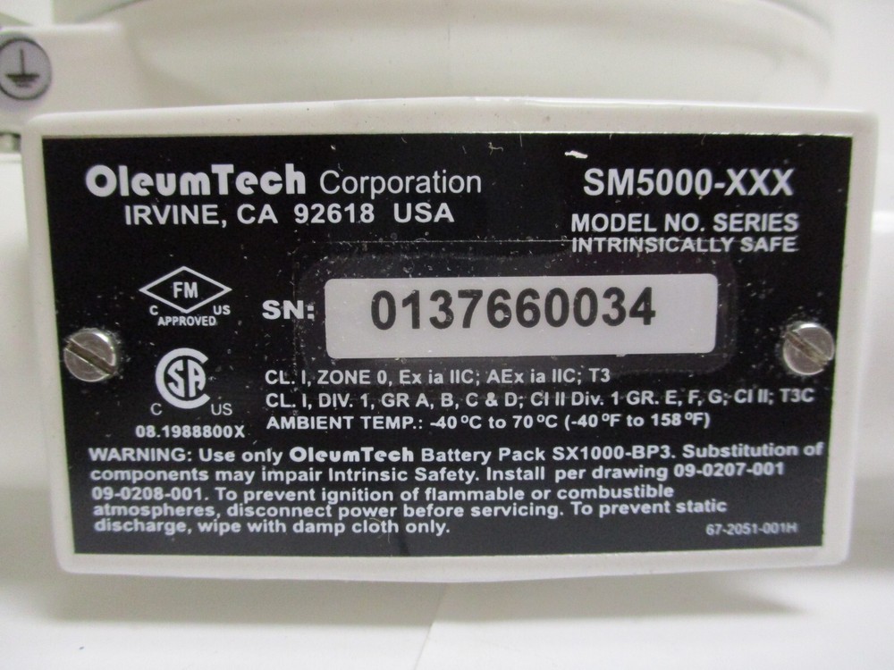 OLEUM TECH, SM-5000-HLT, WIRELESS HIGH LEVEL SWITCH, (TOP MOUNT)