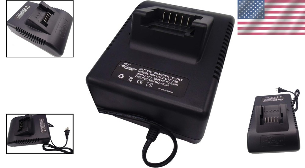 Replacement Charger for Snap on 18V Battery