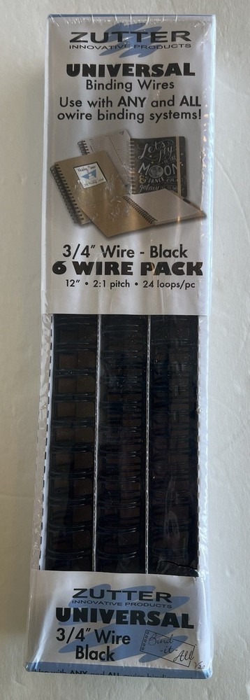 Zutter Bind It All V2.0 #2811 White With Space Bar & 12” Wire Pack