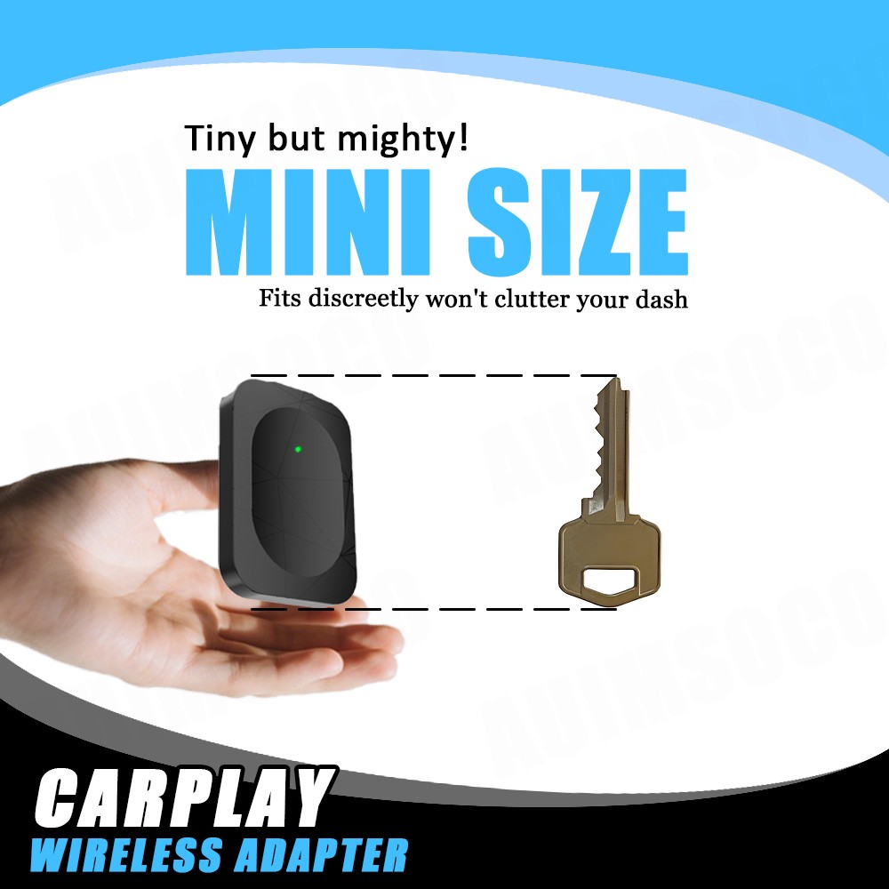 Mini Wireless Carplay Dongle Android Auto Adapter USB Car Connect Box Adapter