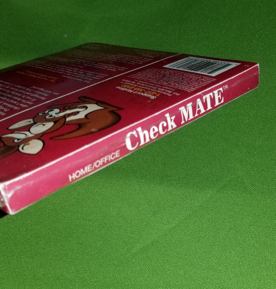 Check Mate SEALED 3.5 Disk Personal Companion PC IBM Software