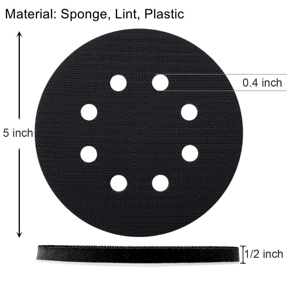 5inch Silicon Carbide Sanding Disc 3000-10000 Assorted Grit W/Pad Hook Loop 21Pc