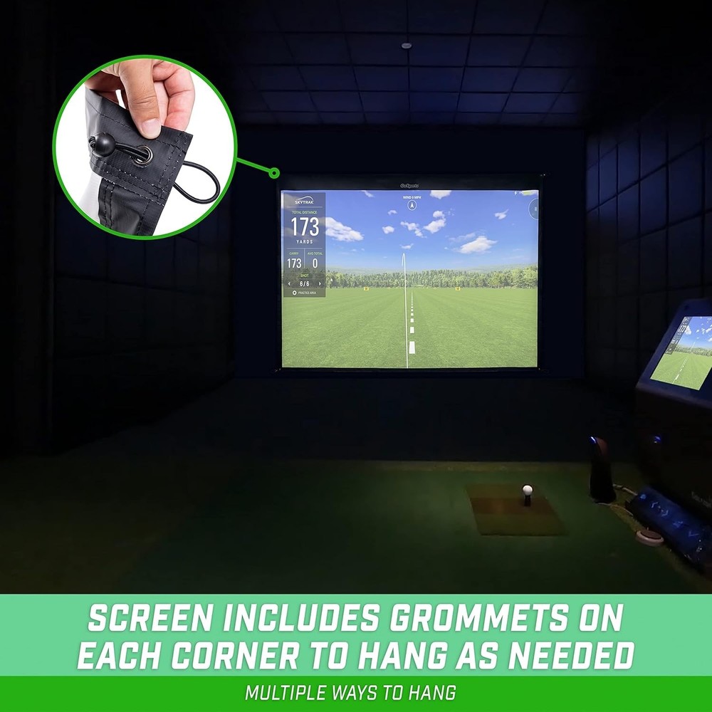 Versatile Golf Simulator Impact Screen - HD Performance for Home Entertainment