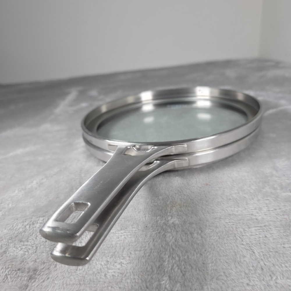 2 Calphalon 8.5" Premier Premium Space Saving Series Stainless Lids