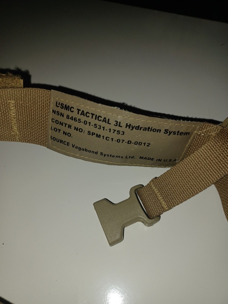 USMC Tactical SOURCE WXP 3L / 100oz Hydration System Pack •