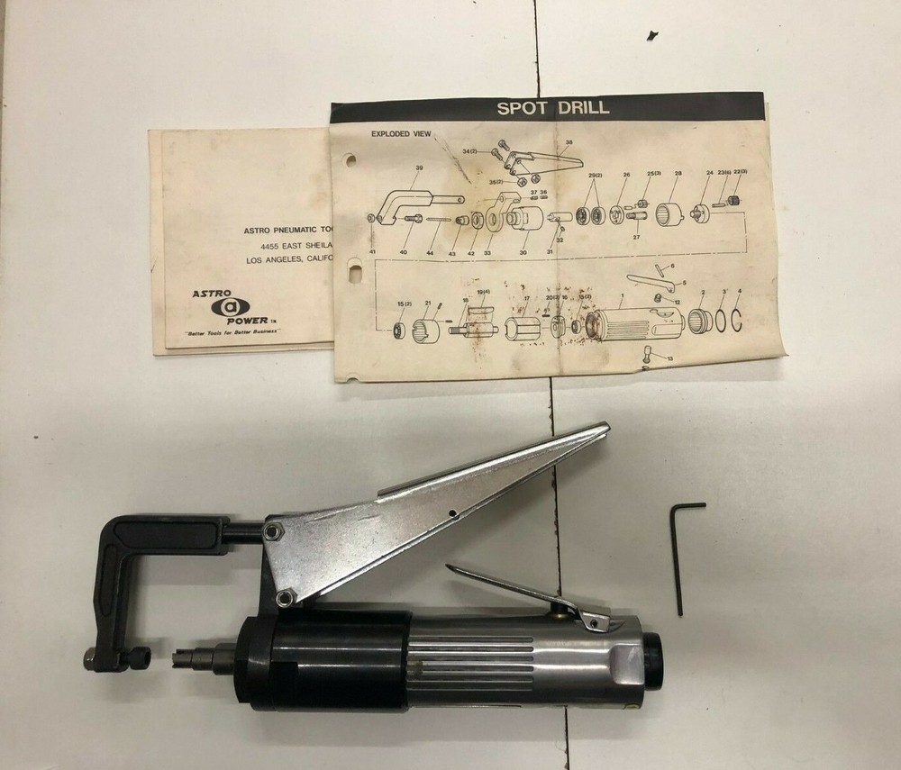 Astro AP-920 Pneumatic Air Tool Spot Drill