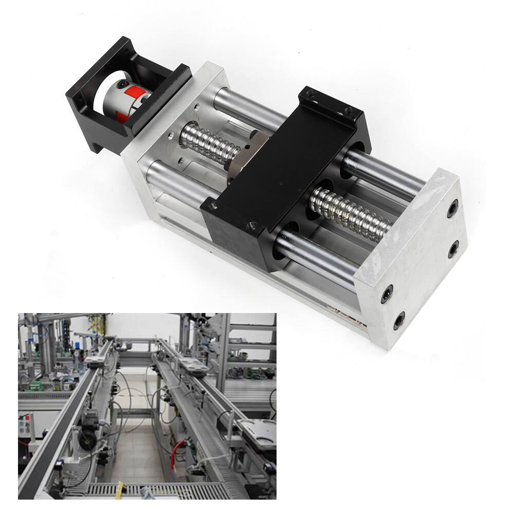 CNC Manual Sliding Table with 100mm Stroke Ball Screw Linear Guide