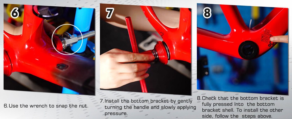 Headset Bottom Bracket BB Frame Install Remove Tool Bicycle Bearing Press Tool