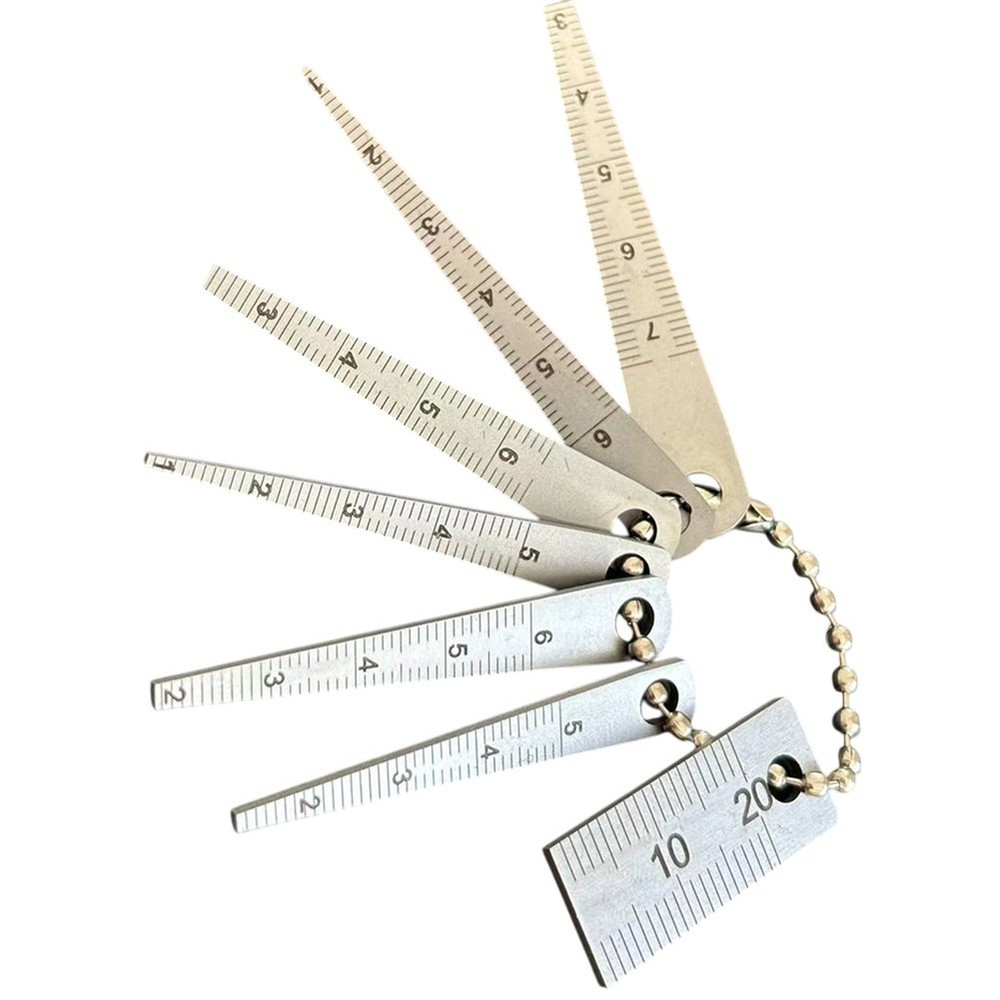 Easily Accessible Measurement Solution Pocket Sized 20mm Tapered Ruler Set