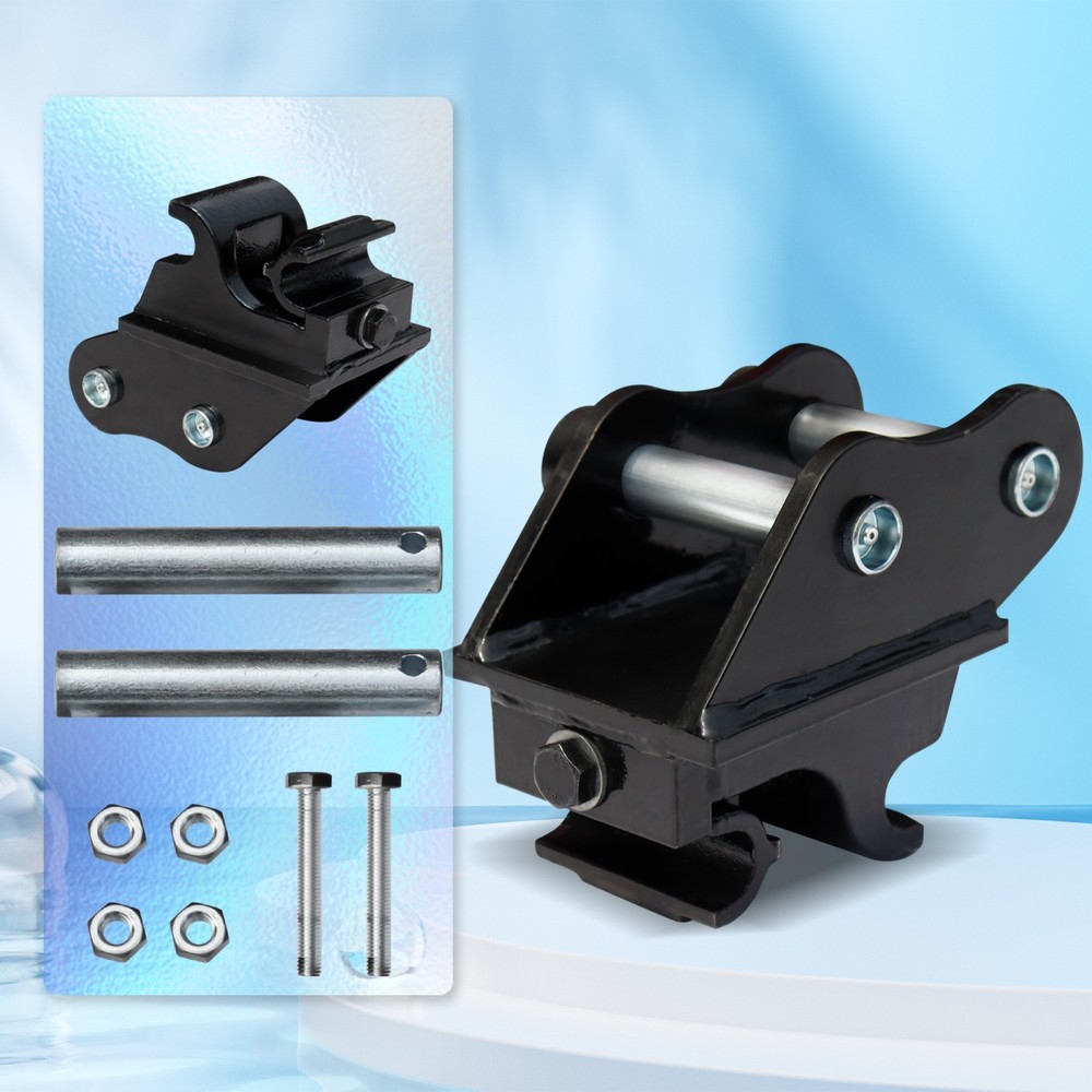 Quick Hitch Coupler 25mm Pin Fast Attach Tool Changer for Mini Excavator