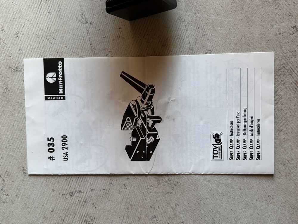 Manfrotto 035 Super Clamp - Black