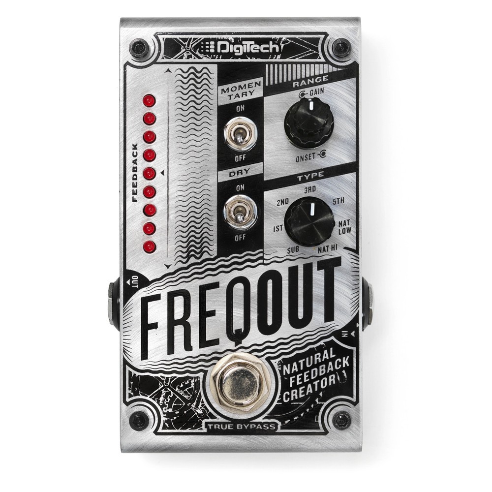 DigiTech FreqOut Natural Feedback Creator Guitar Effects Pedal True Bypass
