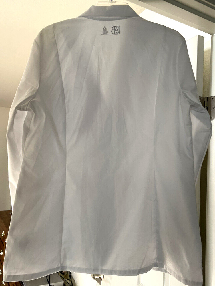 Cherokee Project Lab Women’s 29” White Lab Coat Size Medium Style CK451