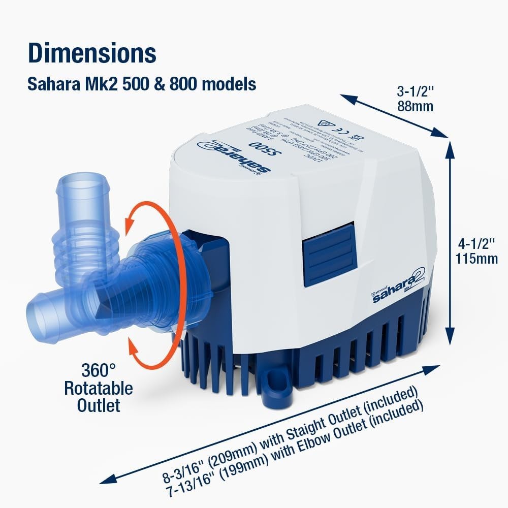 Sahara MK2 Automatic Bilge Pump