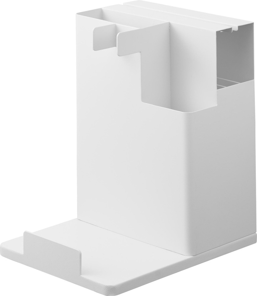 Stick cleaner & tool organizer white