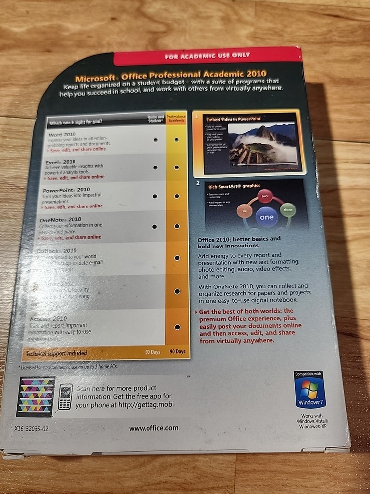 Microsoft Office Professional Academic 2010