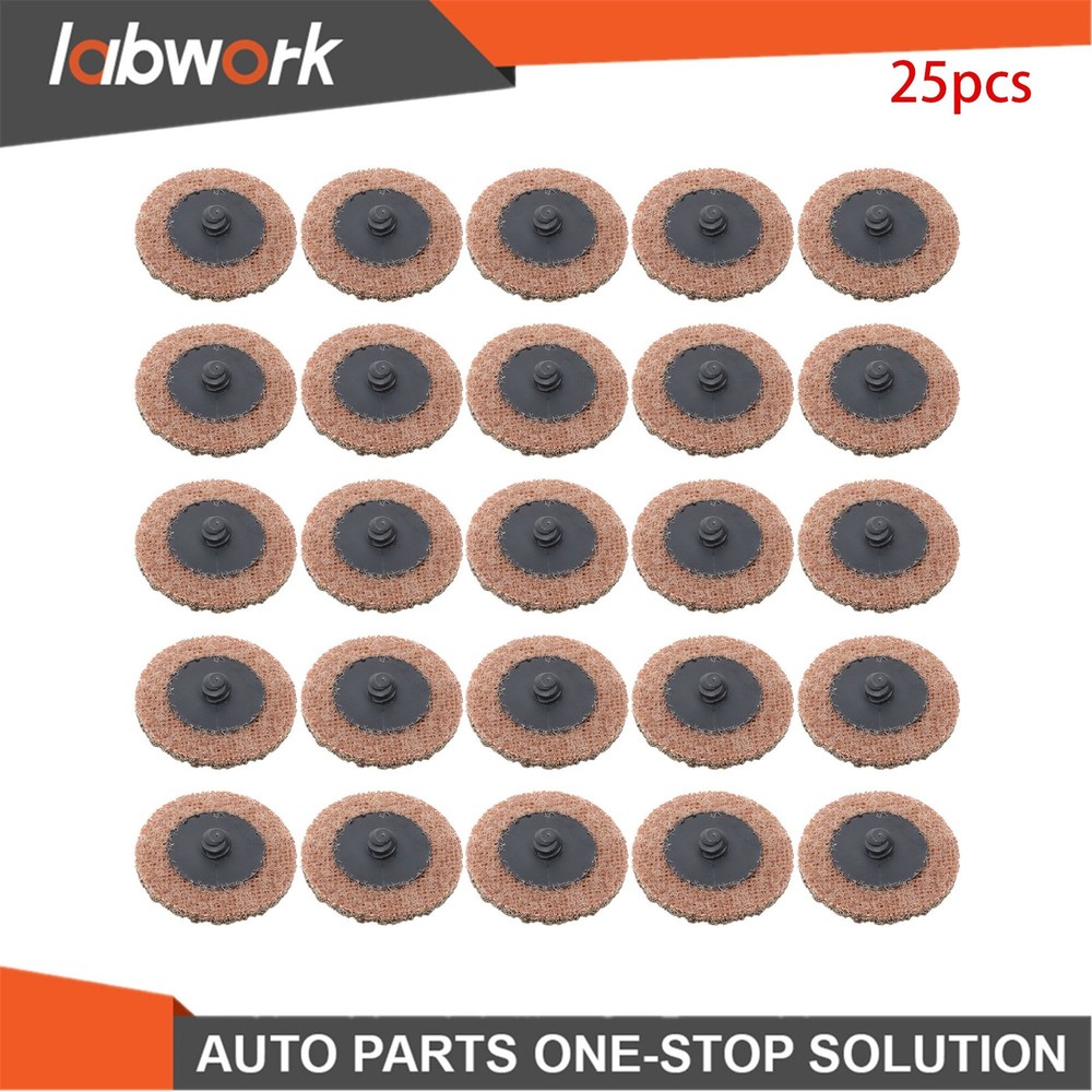 Labwork 25 Pcs 2 Inch Surface Conditioning Quick Change Sanding Discs