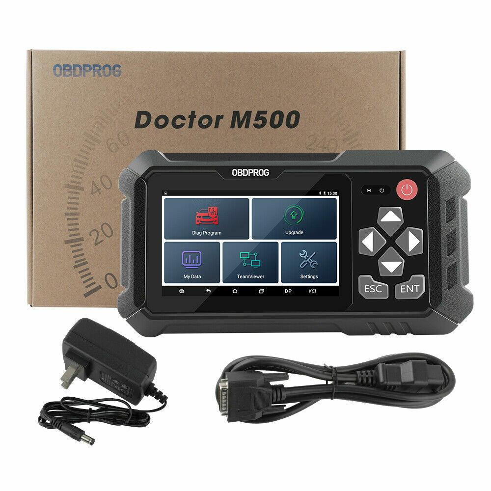 OBDPROG M500 Mileage Odometer Correction Diagnostic Oil Reset Tool Code Reader