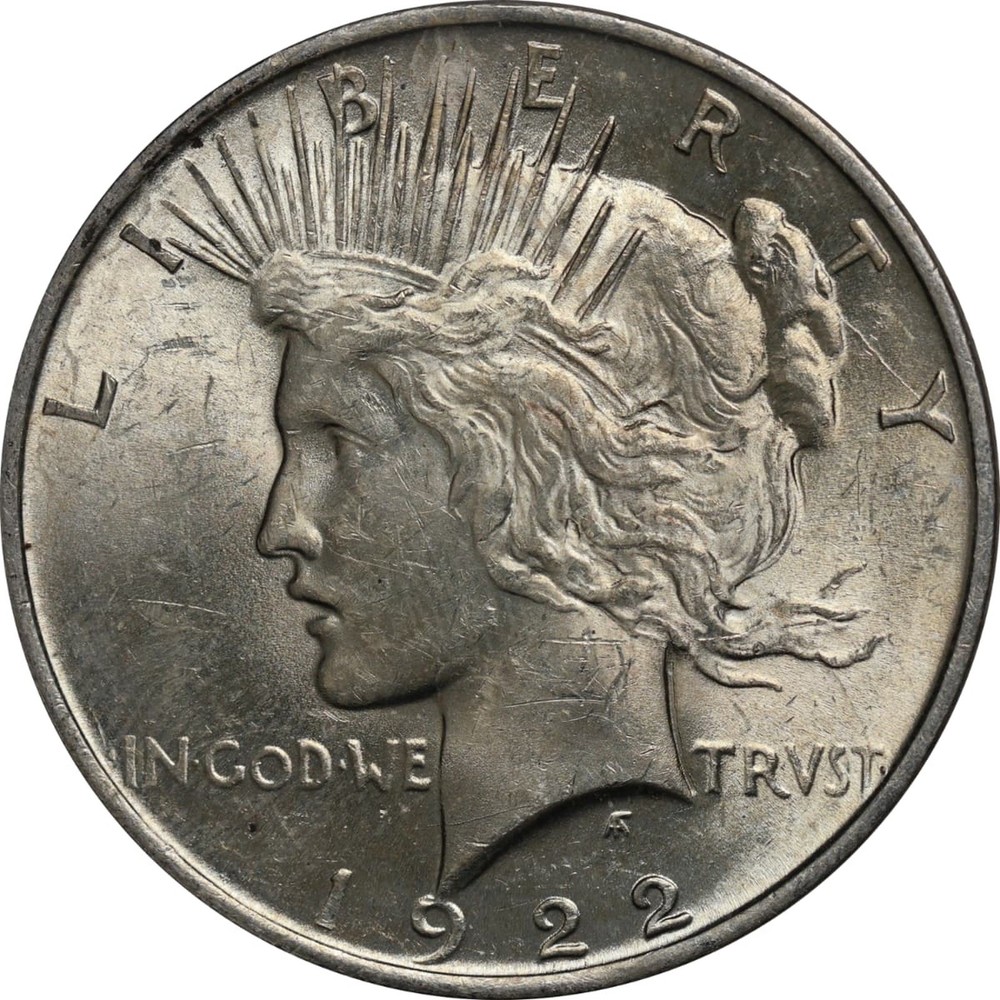 USA 1922 - 1935 Silver Peace Dollar - Random Date - UNC