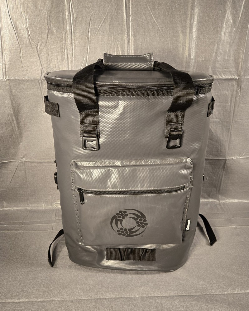 Koozie® Cooler Bag Backpack Grey 36-Can Kooler Portable