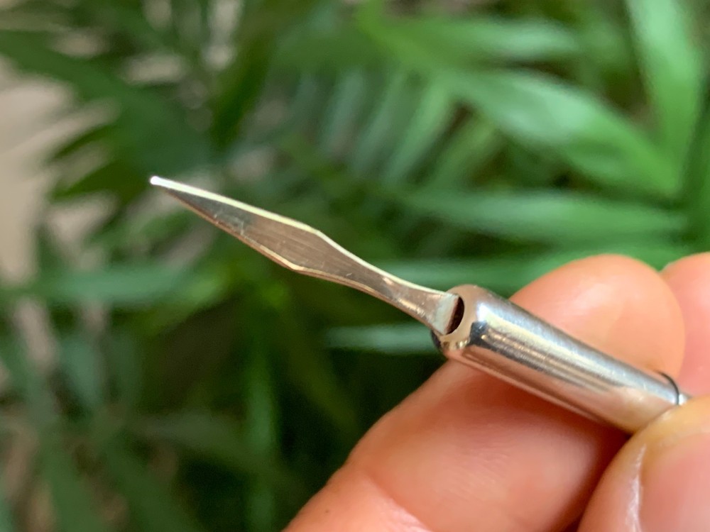 Solid Silver Mechanical Retractable Toothpick Hallmarked Birmingham England 1989