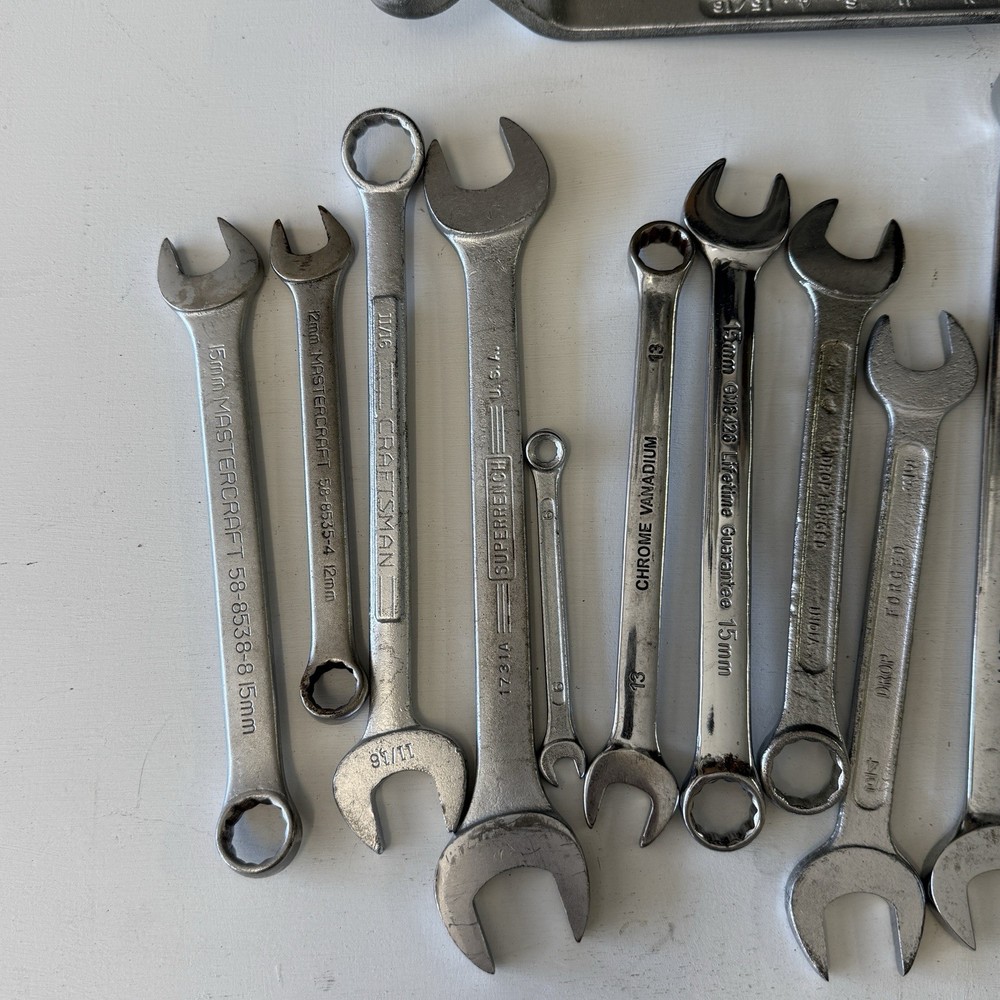 Random Mixed Wrench Tools Lot - Mostly Vintage - See Pics