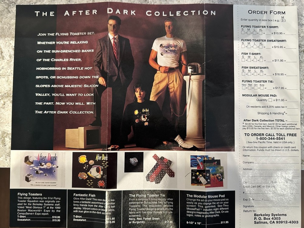 After Dark Screen Saver for Mac 3.5" Floppy Disk Vintage Software Floppy Disk